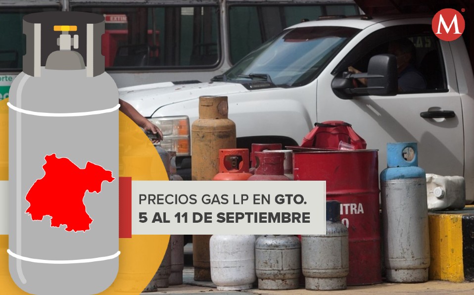 Precio del gas LP en Guanajuato