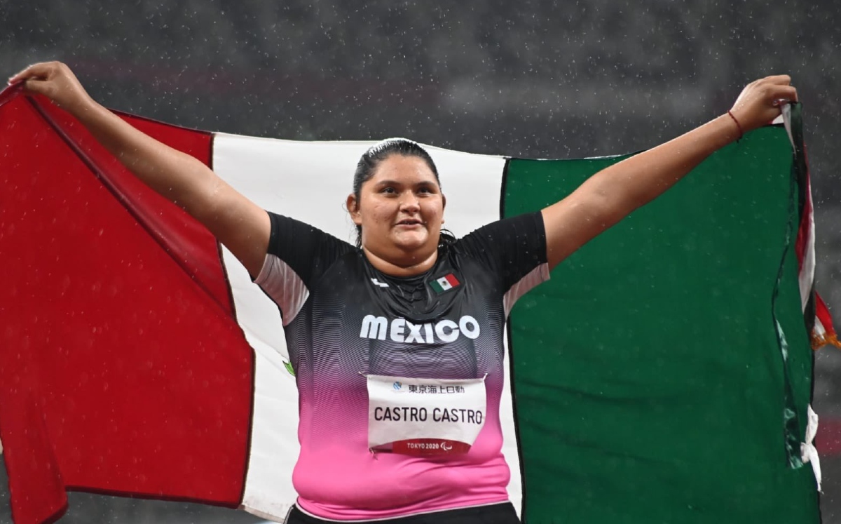 Rosa Carolina Castro, medalla de bronce en Tokio 2020 (Twitter @COPAME)