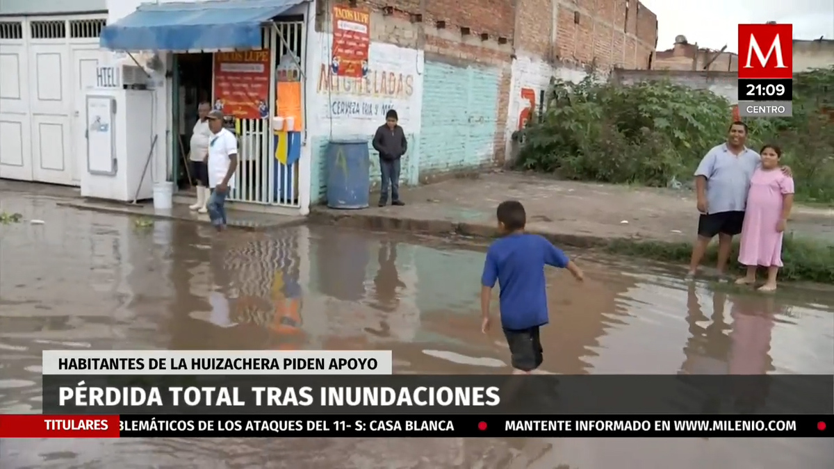 Desbordamiento de río provocó daños en viviendas en El Salto, Jalisco
