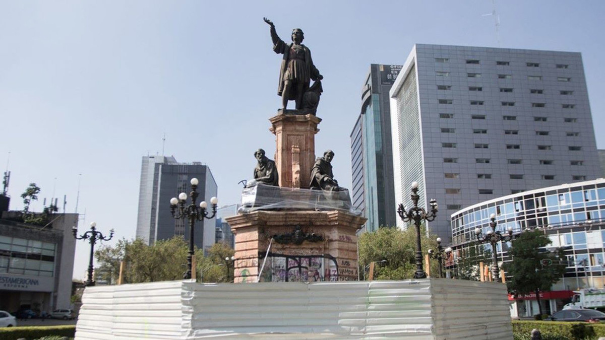 Escultura de mujer olmeca sustituirá a estatua de Cristóbal Colón en Paseo de la Reforma