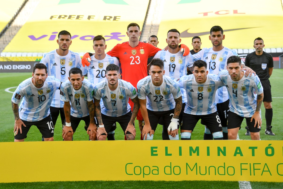 Jugadores de la selección de Argentina (AFP)