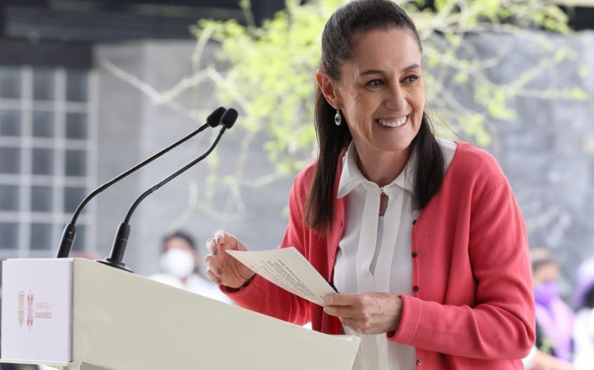 Sheinbaum dijo que habría que revisar el tema de las condiciones de la pandemia. | Twitter