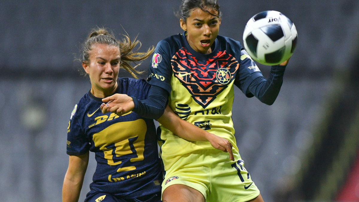 América y Pumas empatan en un buen clásico de la Liga MX Femenil