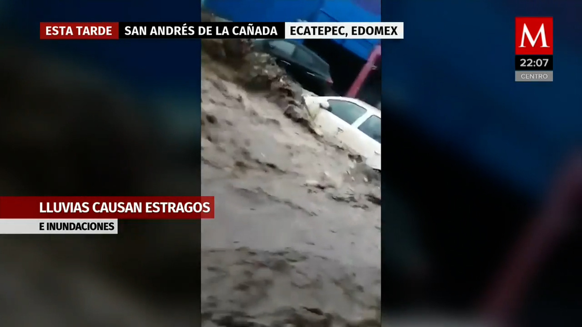Drenaje colapsó tras lluvias: Sistema de Alcantarillado de Ecatepec