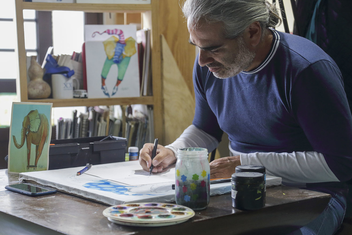 Eduardo Moreno Romero, escritor e ilustrador | Andrés Lobato