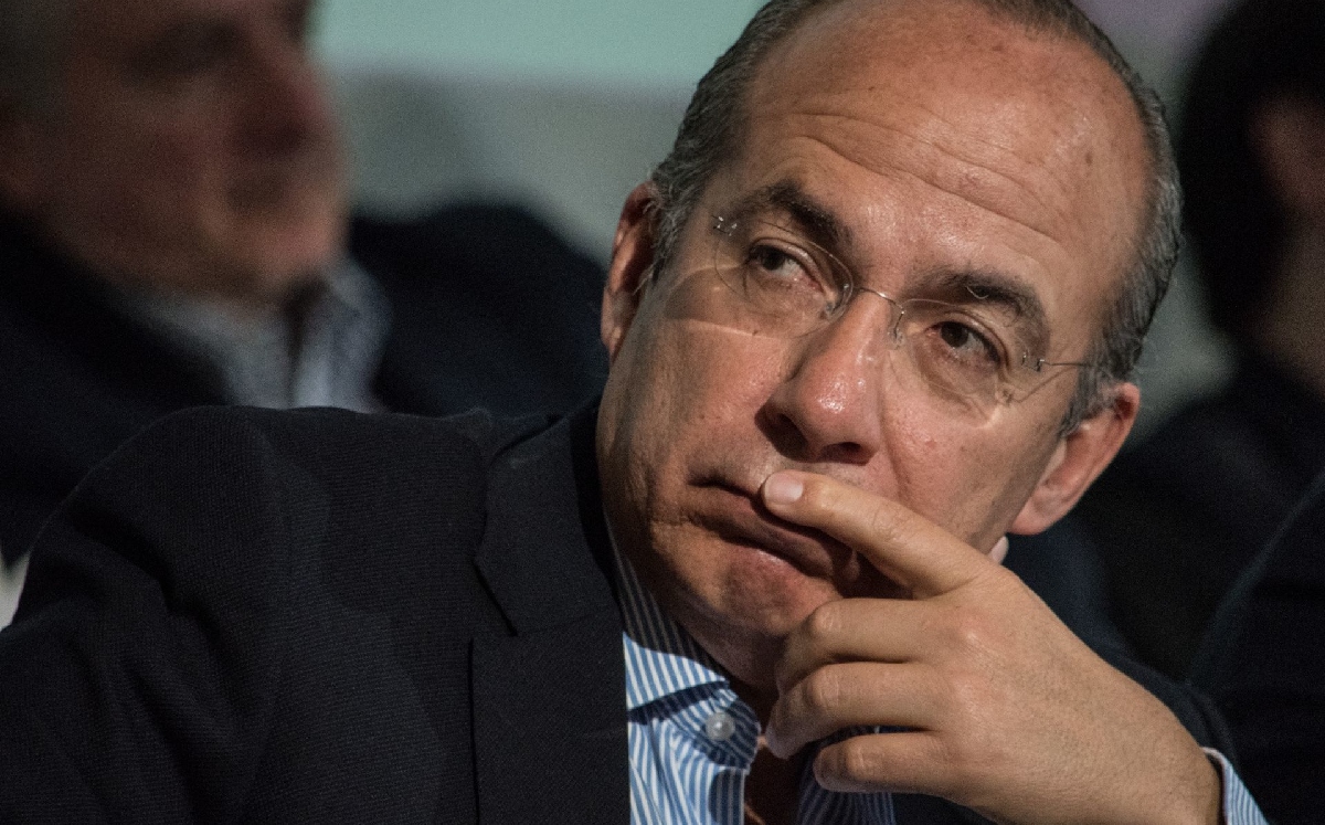 Felipe Calderón, ex presidente de México, en una sesión del Consejo Nacional del PAN. (Cuartoscuro)