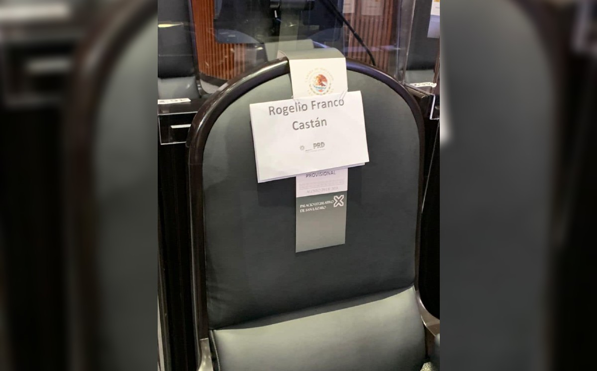 Franco rindió protesta como diputado federal a través de una carta enviada desde un penal. | Facebook