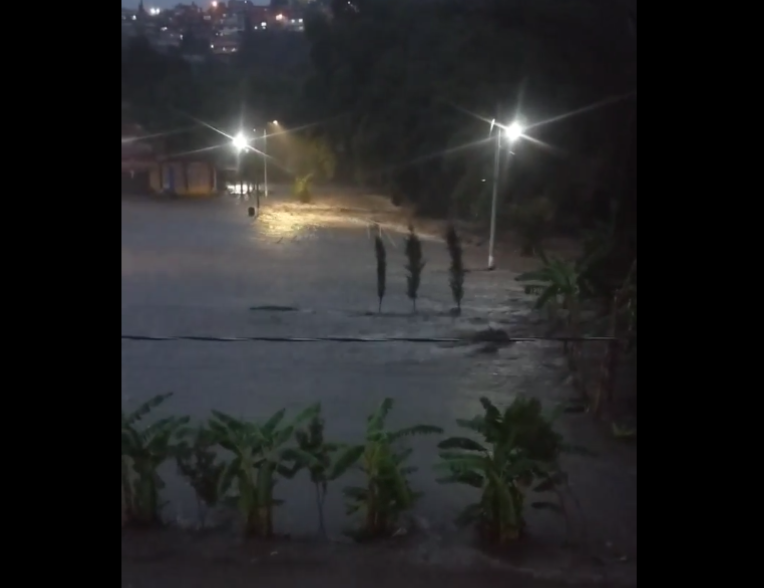 Lluvias en Tepeji del Río, en diversas zonas del municipio. (Especial)
