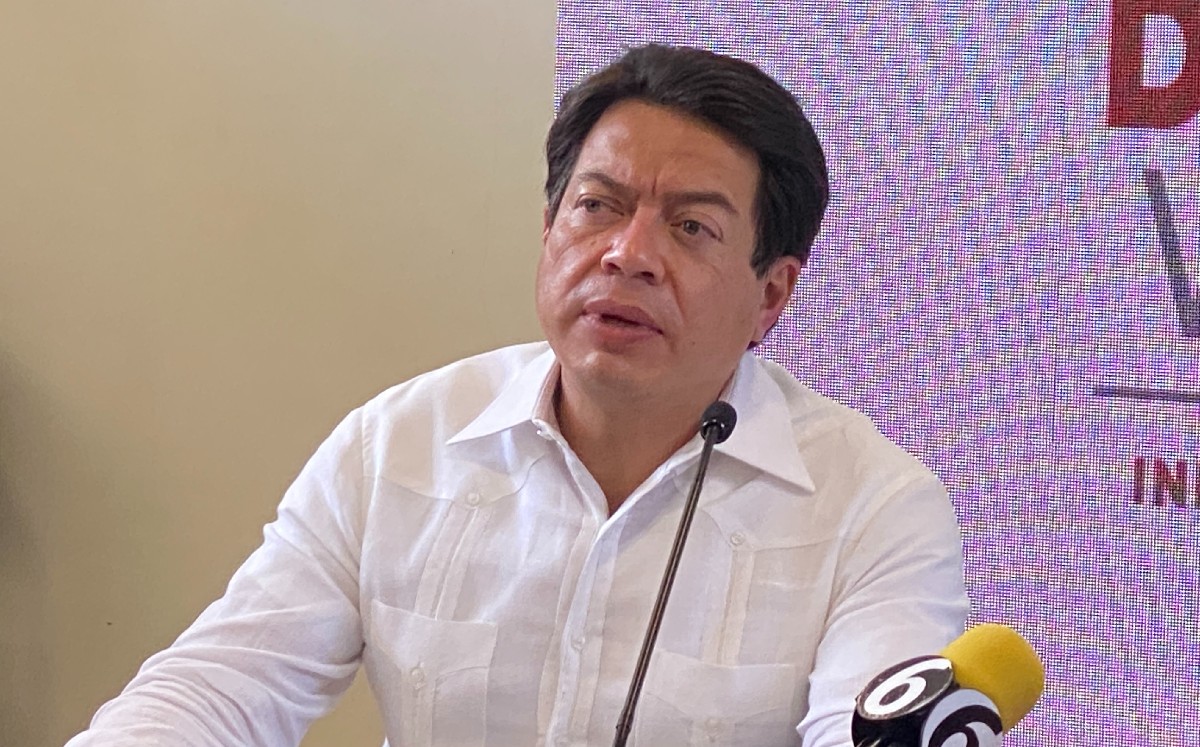Mario Delgado, dirigente nacional de Morena. (Antonio Hernández)