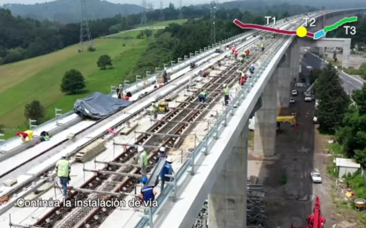 Tren Suburbano México-Toluca, avance de obra. Foto: ESPECIAL