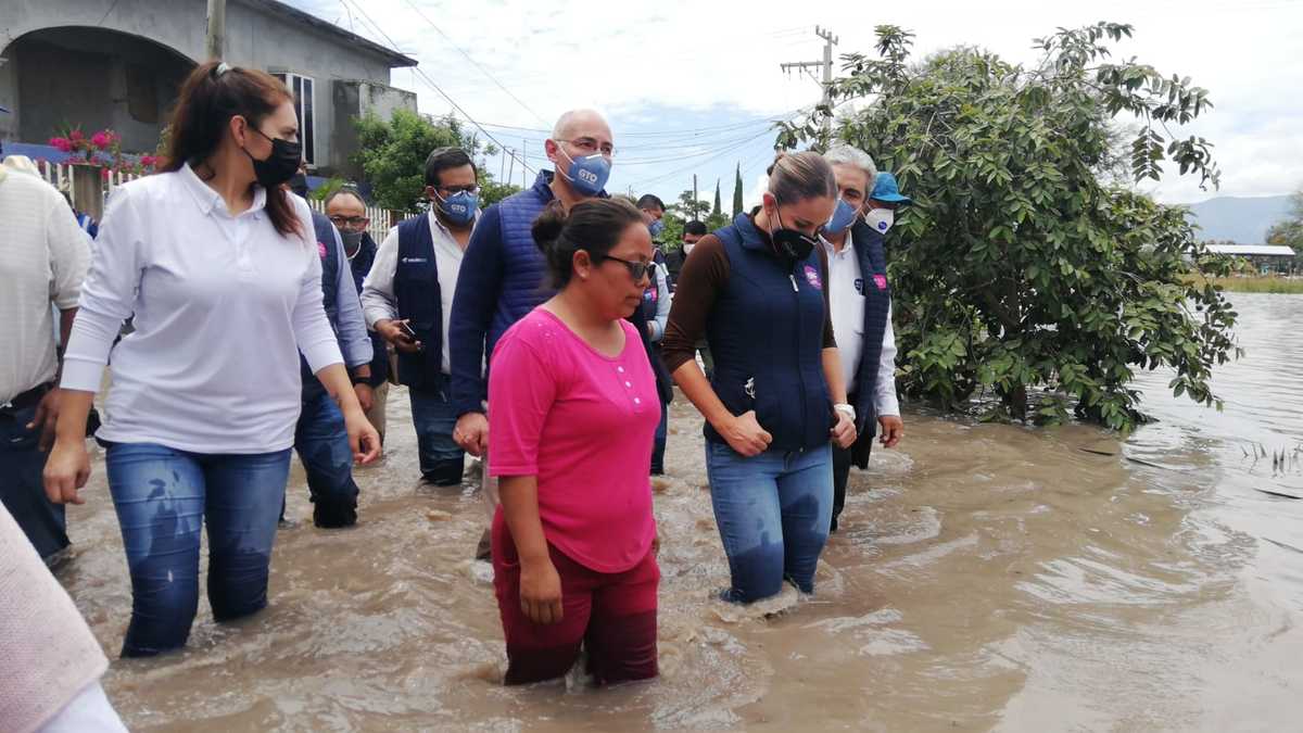 Adriana Ramírez, presidenta del DIF Guanajuato señaló que su esposo, el gobernador de Guanajuato, visitará después las comunidades. Dany Béjar.