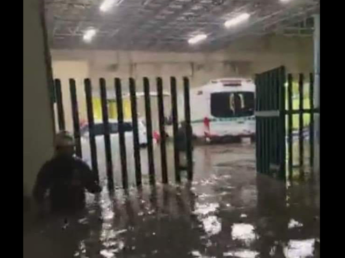 Clínica del IMSS en Tula se inunda. (Especial)
