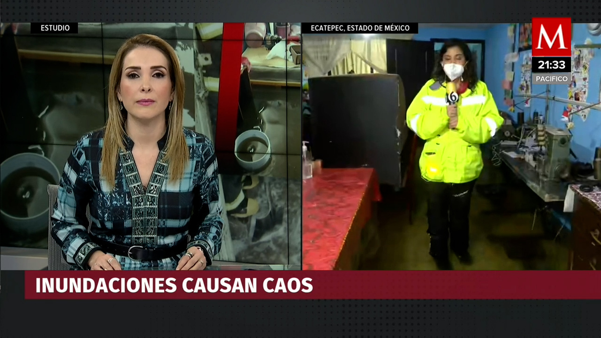 Ecatepec se vio afectado por las lluvias e inundaciones