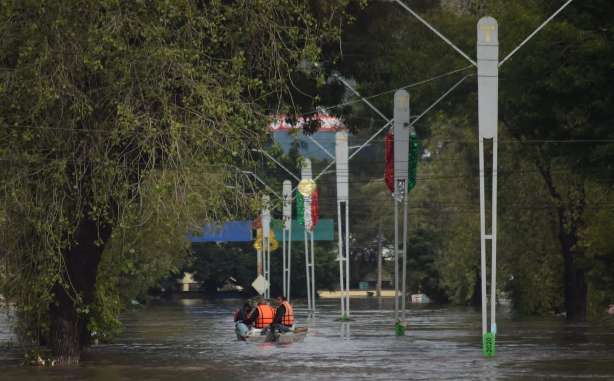 Plan DN-III tras inundaciones en Tula de Allende. ( Francisco Villeda)