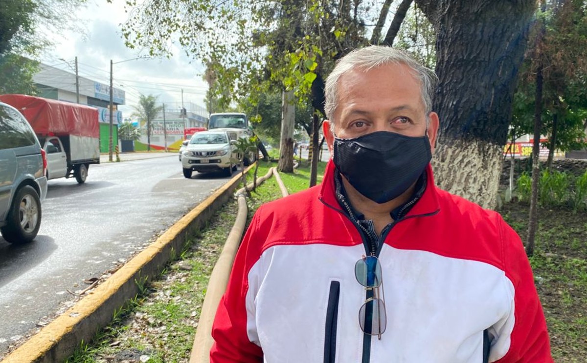 El presidente municipal felicitó públicamente a los servidores públicos por su acto de valentía.