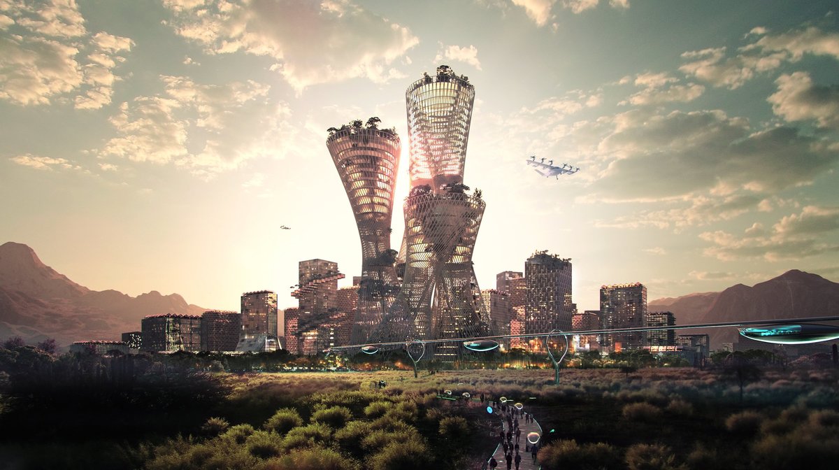 Telosa estará construido en una zona desértica de Estados Unidos. | Foto publicada por cityoftelosa.com