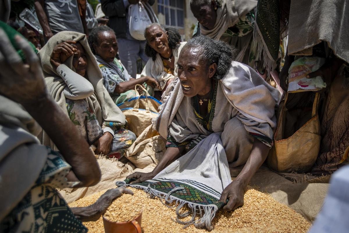 Tigray, ubicada al norte de Etiopia, es una de las zonas más afectadas por la hambruna y conflictos sociales. | AP