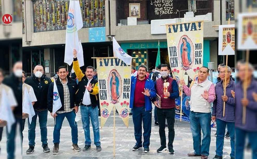 Antorcha Guadalupana pasa por Tamaulipas