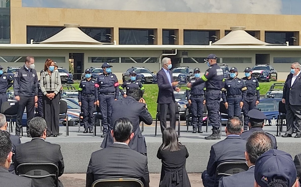 Entregó patrullas en el municipio de Texcoco. (Especial)