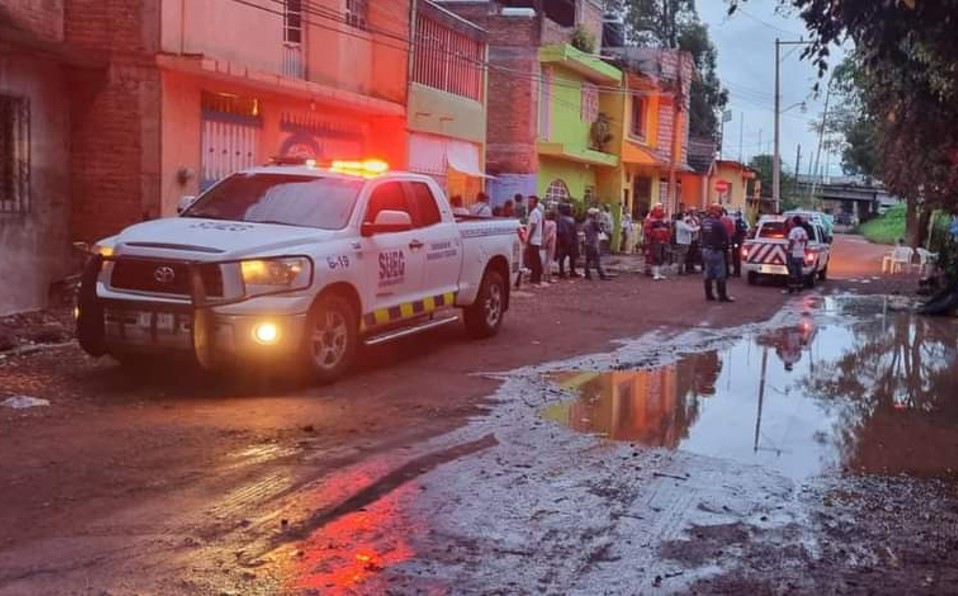 Las fuertes lluvias dejaron diversas afectaciones en Pénjamo.