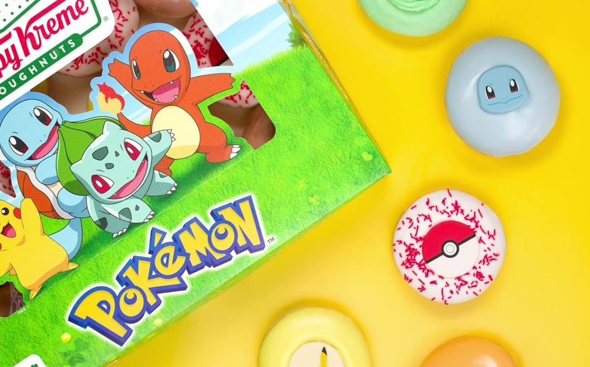 Krispy Kreme Australia presenta donas de Pokémon (Instagram).
