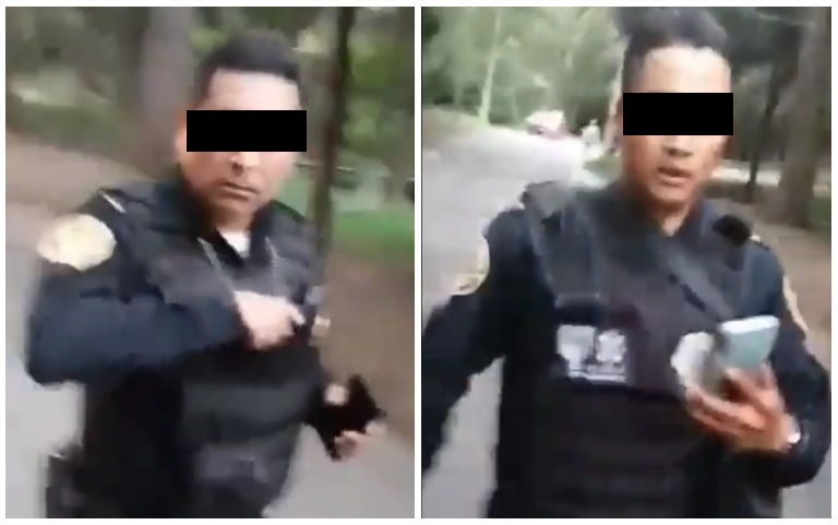 La pareja indicó que otros policías no quisieron ayudarlos.