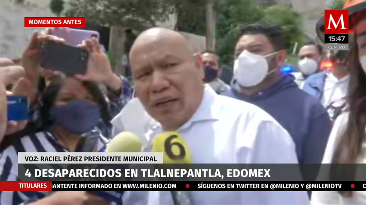 Alcalde de Tlalnepantla acude a lugar de desgajamiento