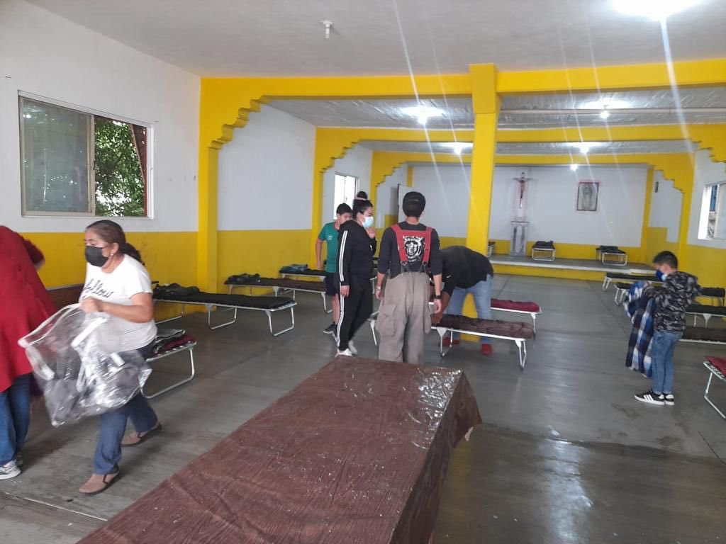 La Diócesis de Ecatepec ya está habilitando albergues para los damnificados del Cerro del Chiquihuite. (Twitter: DiocEcatepec)