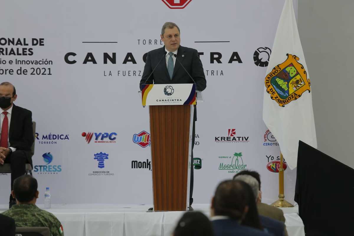 Enoch Castellanos Férez, presidente nacional de Canacintra. (Manuel Guadarrama)