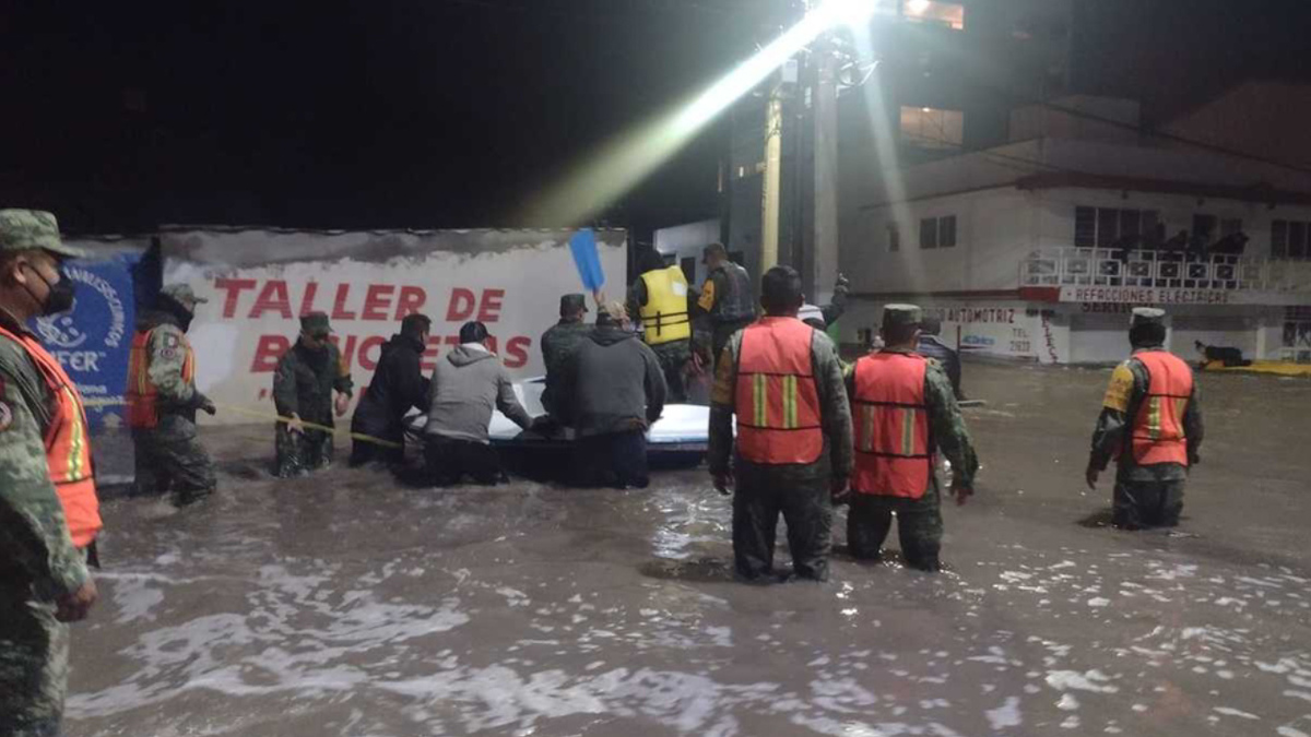 Implementan Plan DN-III en Tula tras inundaciones