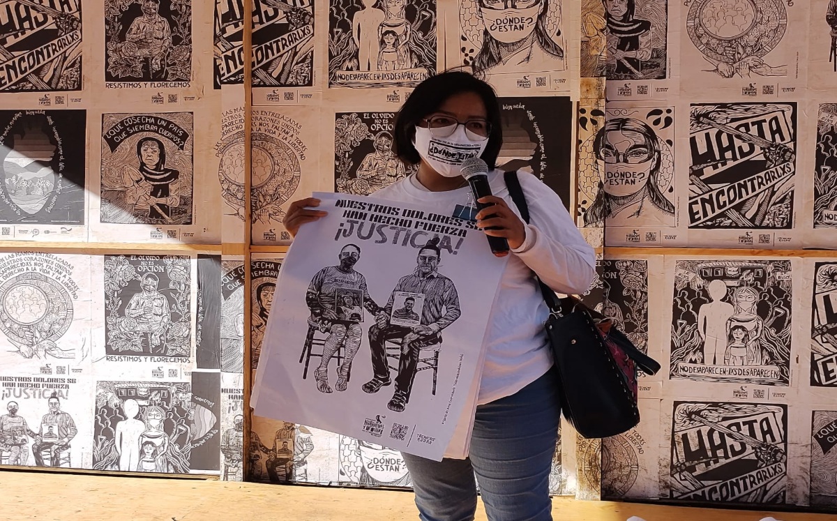 Integrante del Colectivo La Voz de los Desaparecidos | Angélica Tenahua