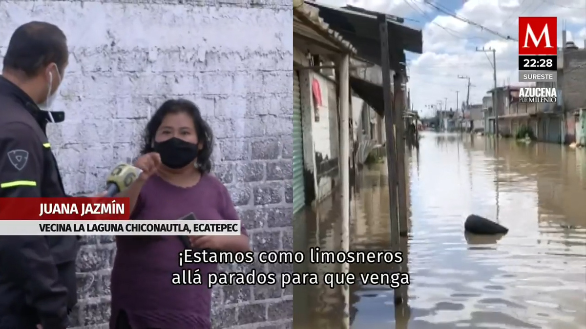 Vecinos reclaman falta de apoyos tras inundaciones registradas