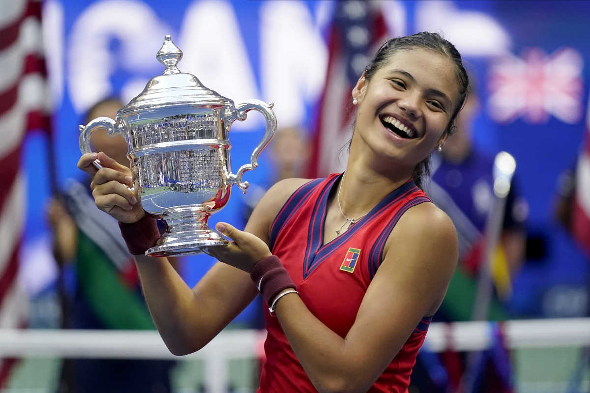 Emma Raducanu, primera campeona del US Open (AP)
