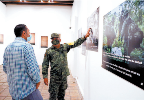 La muestra fotográfica La Gran Fuerza de Méxi- co fue inaugurada en el Museo Metropolitano de Monterrey.