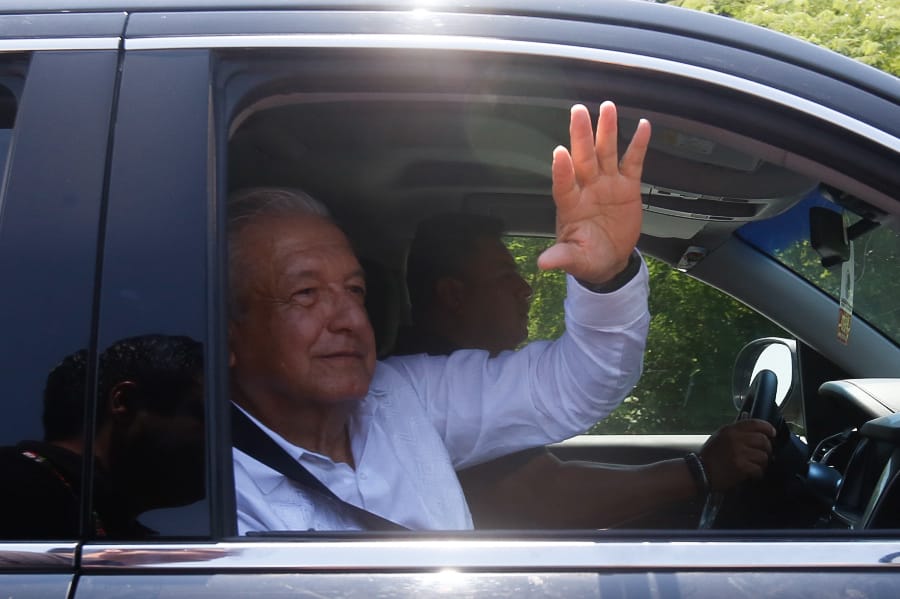 El Presidente consideró que Quirino Ordaz  hará un buen trabajo al frente de la embajada de México en España. (Araceli López)