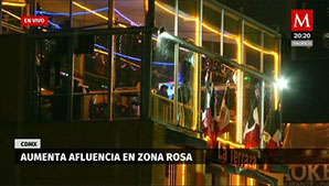 Aumenta afluencia en Zona Rosa