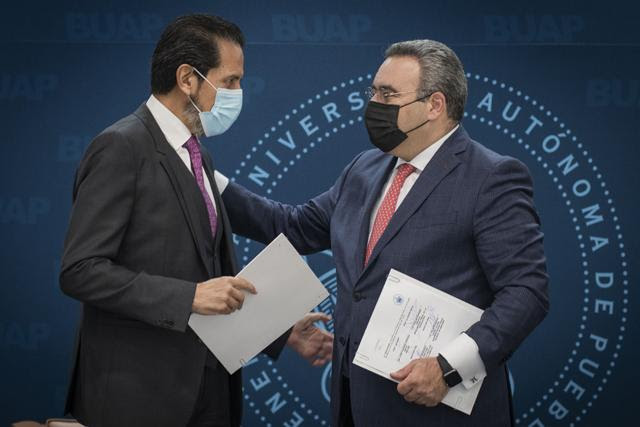 BUAP y Procuraduría Fiscal de la Federación firman convenio de colaboración. (Especial)