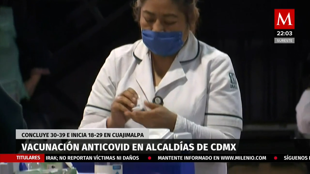 CdMx aplicará segunda dosis anticovid a personas de 18 a 39 años