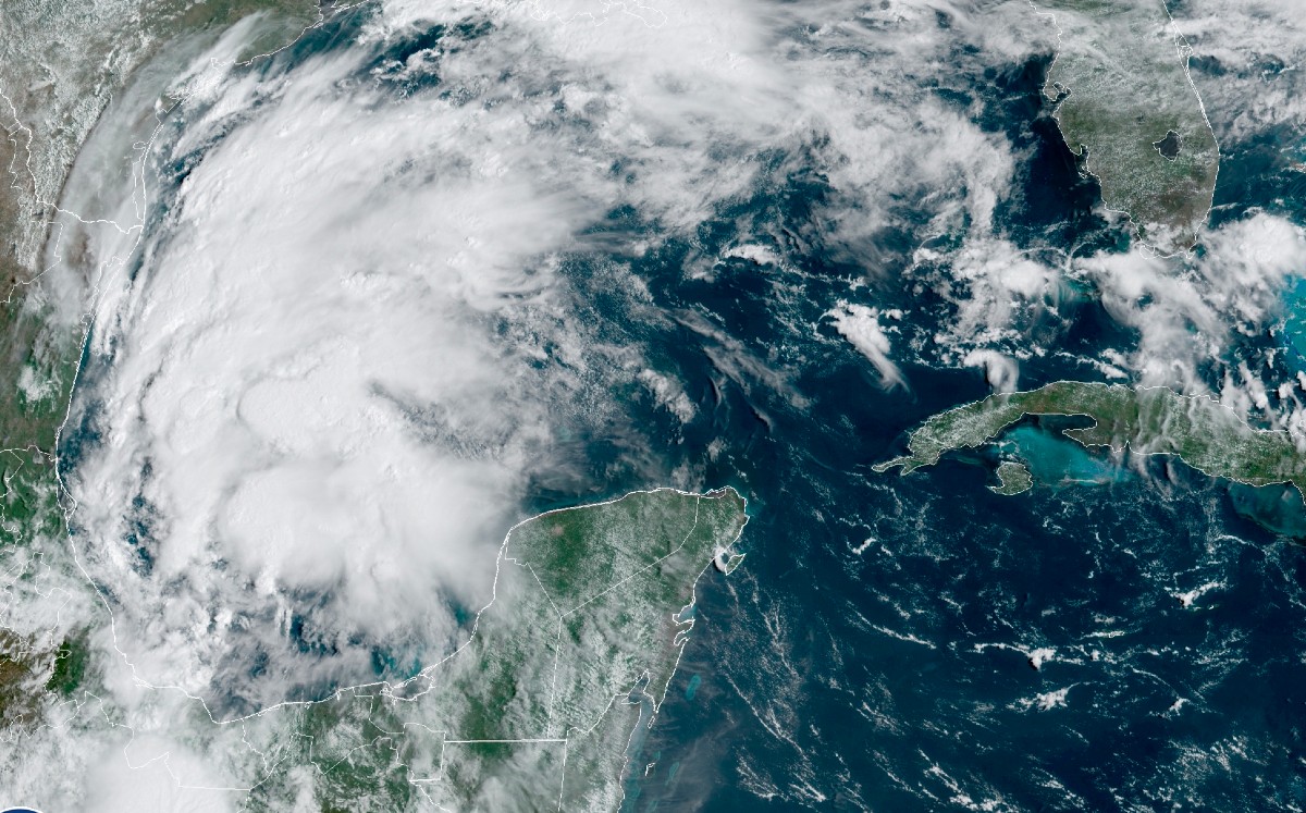 La tormenta tropical 'Nicholas' se formó en el Golfo de México. (AP)