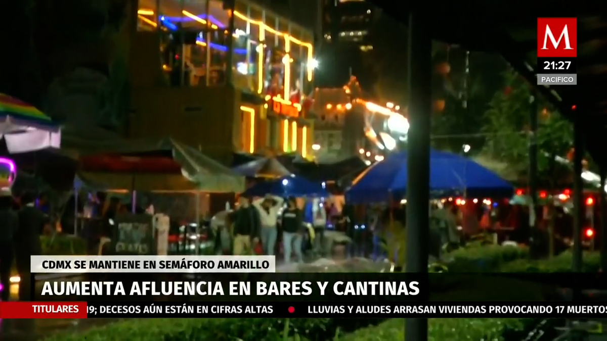 Bares y antros CdMx. Reabren establecimientos tras semáforo amarillo