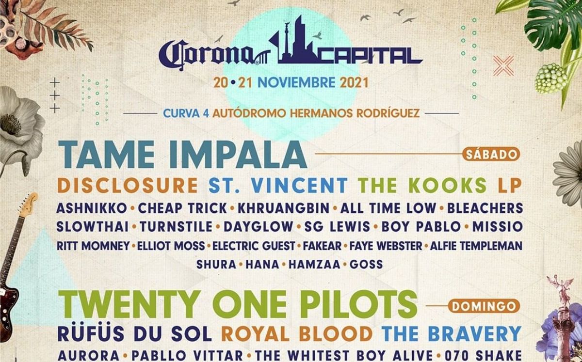 Cartel de Corona Capital 2021 (Especial).