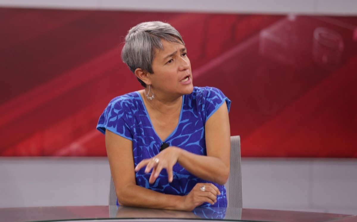 Karla Quintana, comisionada nacional de Búsqueda, en entrevista con Elisa Alanís.| Jorge González