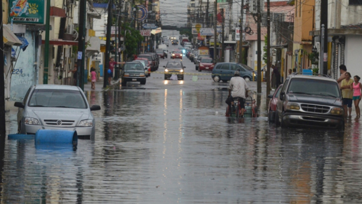Lluvias intensas en Tamaulipas por presencia de tormenta