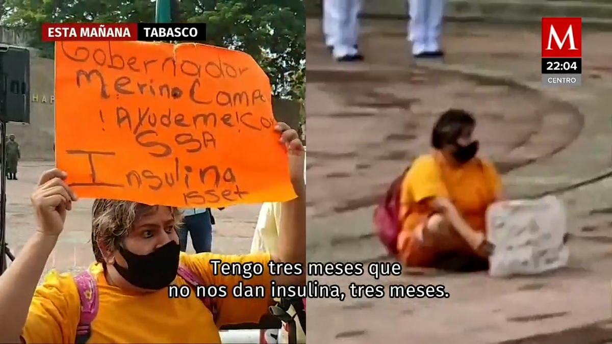Madre de niña con diabetes exige a las autoridades insulina para su hija