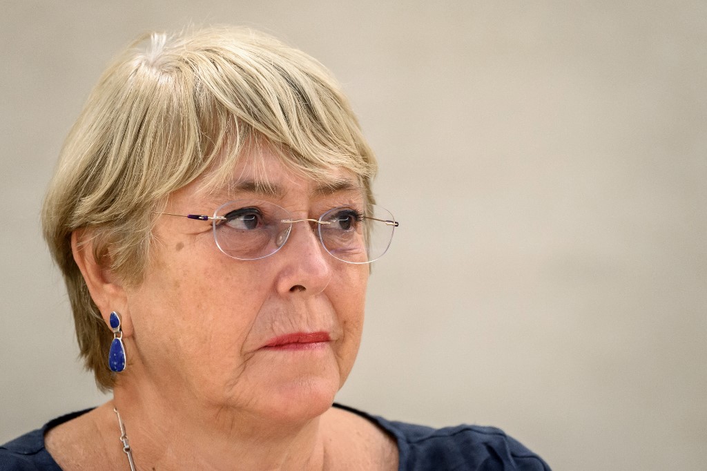 Michelle Bachelet, alta comisionada de la ONU para Derechos Humanos. | AFP