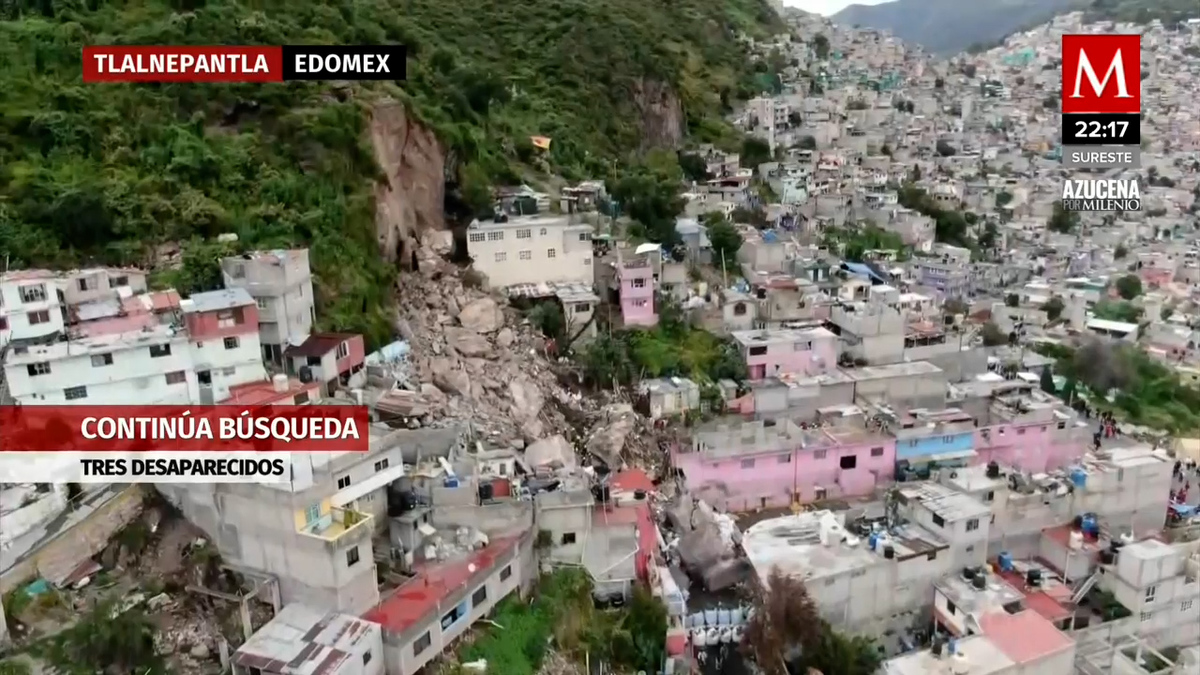 Buscan a Paola y sus dos hijos tras deslave del Cerro del Chiquihuite
