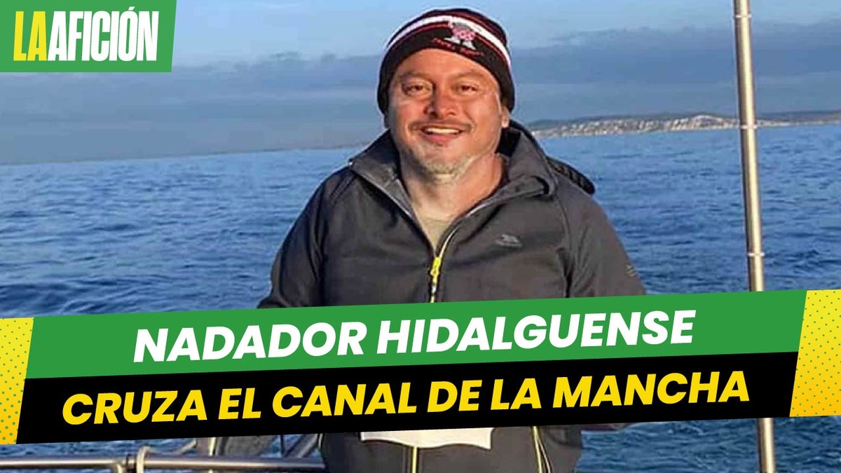 Hidalguense cruza a nado el Canal de la Mancha