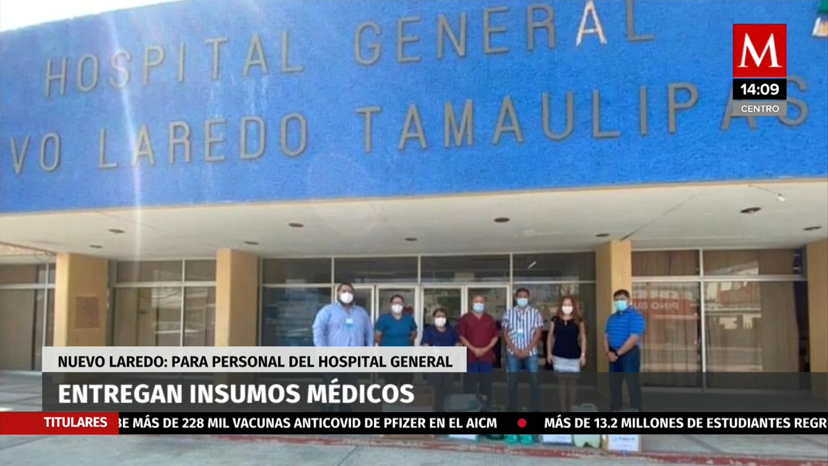 Injuve entregan insumos médicos a los hospitales de Nuevo Laredo