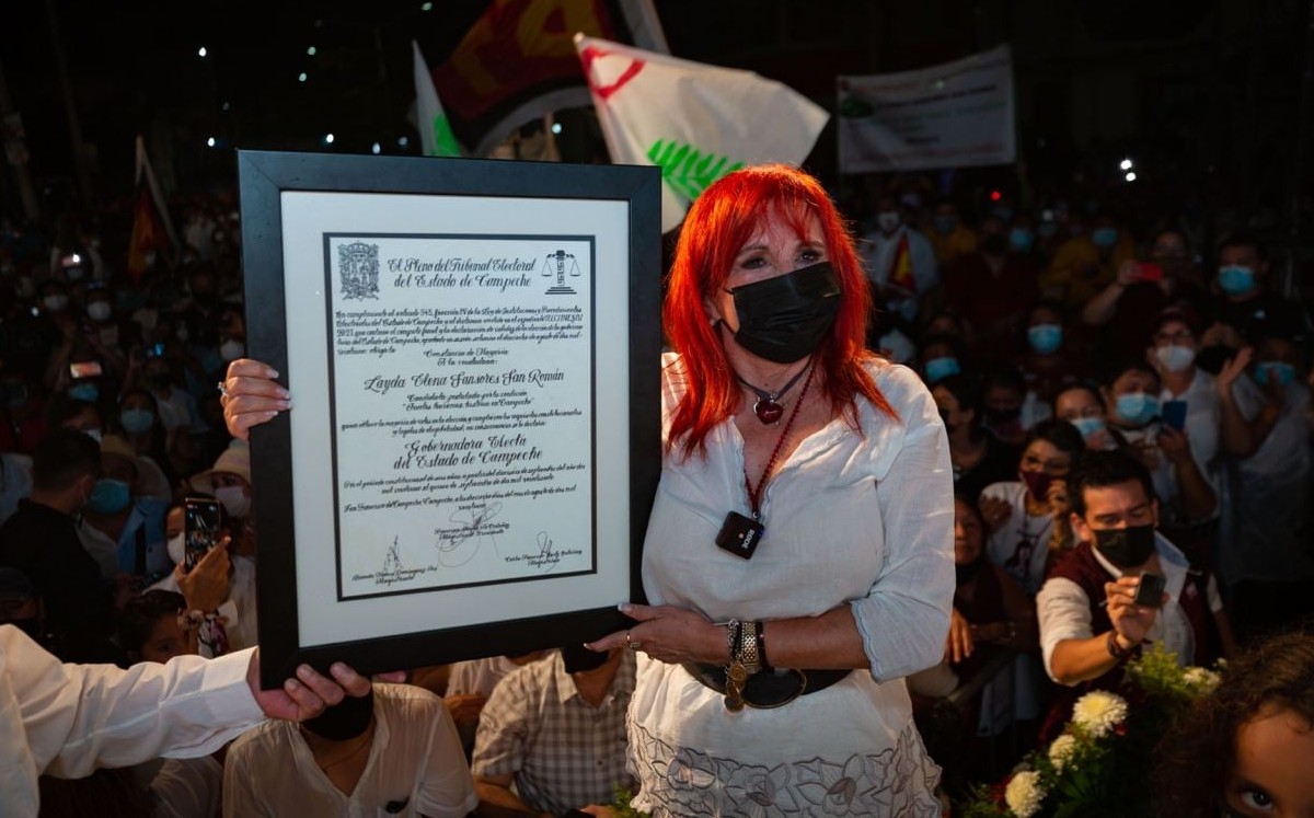 Layda Sansores busca ser gobernadora de Campeche por Morena | Facebook