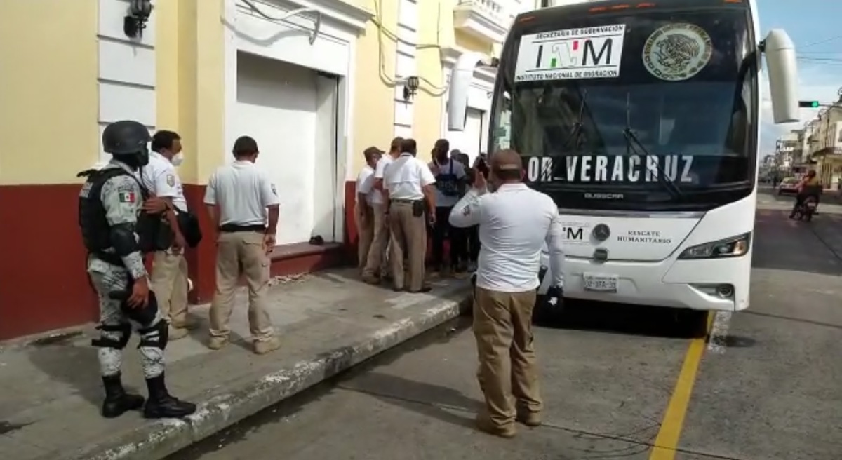 Los migrantes quedaron bajo custodia del INM. (Especial)